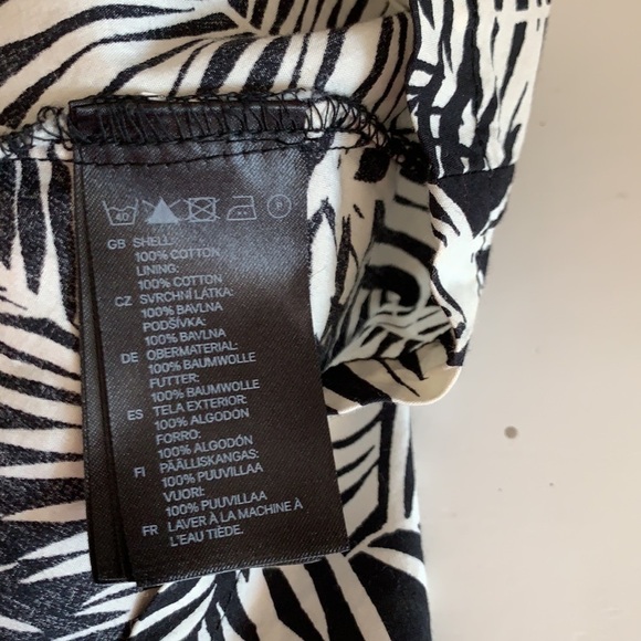 H&M palm print halter dress - Picture 6 of 6